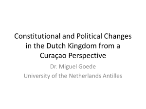 Constitutional and Political Changes in the Dutch