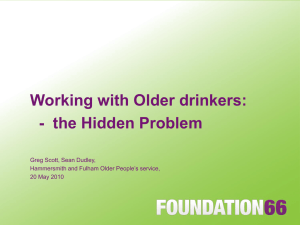 Working with Older Drinkers
