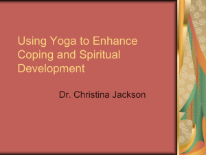 Using Yoga to Enhance Coping and Spiritual