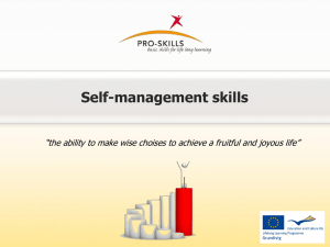Selfmanagement - Pro