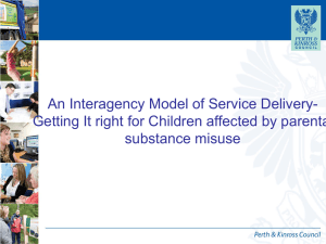 Getting It right for Children affected by parental substance misuse
