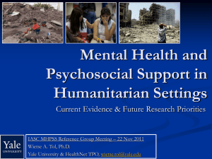 - Mental Health and Psychosocial Support Network