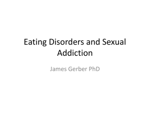 Eating Disorders and Sexual Addiction