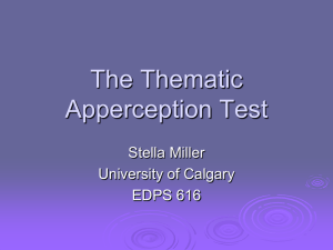 The Thematic Apperception Test