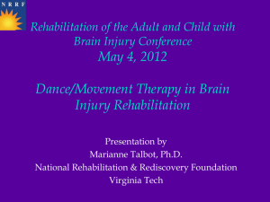 Evidence Based Cognitive Rehabilitation