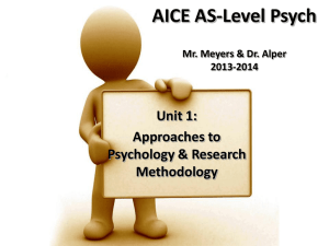 AICE Psych (sarcastic edition) Alps & Meyers