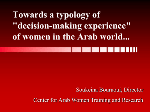 Women and Decision-Making