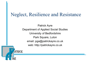 Neglect, resilience and resistance (Hampshire)