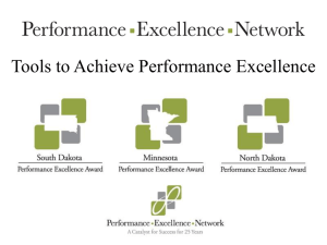 2013 Presentation Anderson - Performance Excellence Network