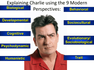Nine Modern Perspectives of Psychology