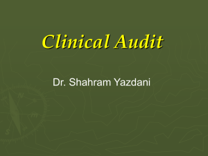 Introduction to Clinical Audit 2