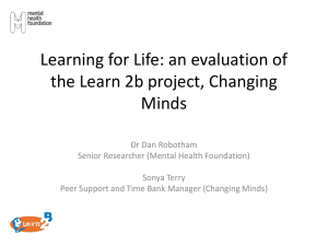 Learning for Life: an evaluation of the Learn 2b project