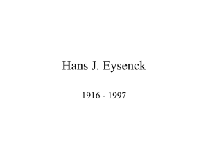 Hans J. Eysenck