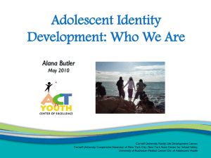 Adolescent Identity Development