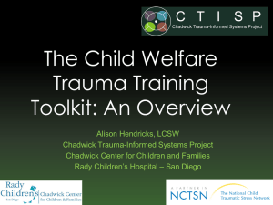 The Child Welfare Trauma Training Toolkit