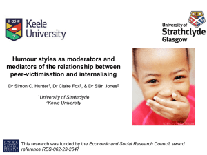 Humour styles as moderators and mediators of the relationship