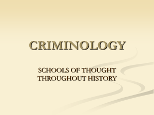 CRIMINOLOGY 3