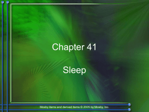 Chapter 41: Sleep