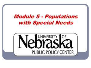 Populations with Special Needs 05