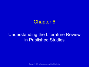 Chapter 4 Literature Review