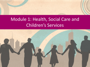 About Health, Social Care and Children`s services