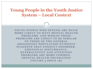 Young People in the Youth Justice System