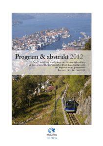 the book of Program & Abstracts