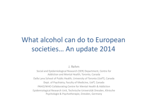 What alcohol can do to European societies… An update