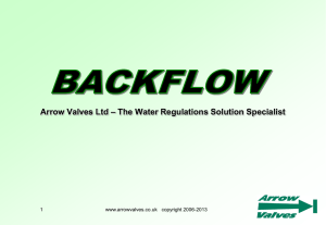 Backflow - Arrow Valves Ltd