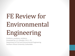 Chemical Foundations - Civil and Environmental Engineering | SIU