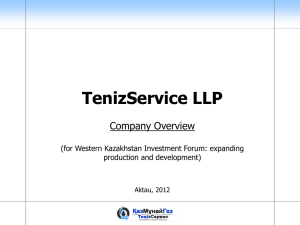 2012 - Invest Forum _ TenizService_Company profile_eng