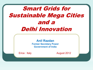 Smart Grid Innovation for Sustainable Megacities