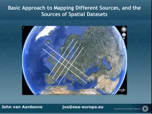 Basic Approach to Mapping Different Sources, and the