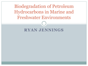 Biodegradation of Petroleum Hydrocarbons in Marine and