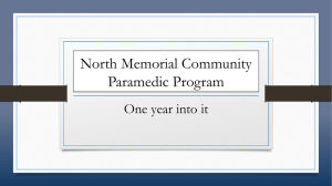 North Memorial Community Paramedic Program