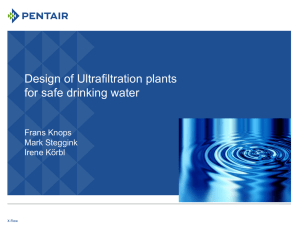 Fundamentals of Ultrafiltration