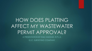 HOW DOES PLATTING AFFECT MY WASTEWATER