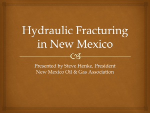 Hydraulic Fracturing in New Mexico