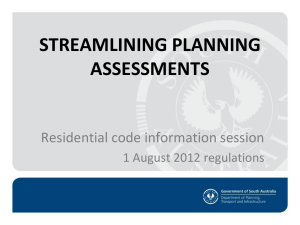 Residential code information session presentation