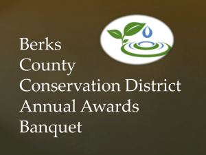 2014 Banquet - Berks County Conservation District