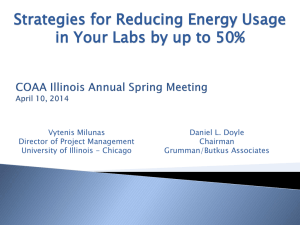 Strategies For Reducing Energy Usage in Your Labs By Up To 50%