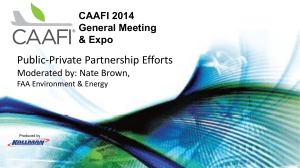 Public-Private Partn.. - 2014 CAAFI General Meeting