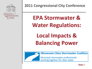 EPA Stormwater & Water Regulations