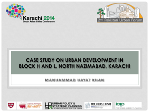 CASE STUDY ON URBAN DEVELOPMENT IN BLOCK H AND L