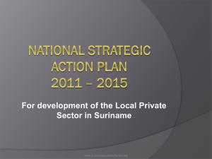 National Strategic Action Plan 2011 – 2015