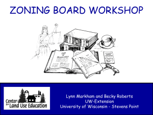 Zoning Board PowerPoint Presentation