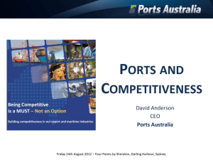 Ports Australia - Shipping Australia