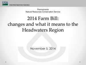 2015 Council/Farm Bill Presentation