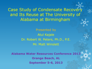Case Study Of Condensate Recovery And Its Reuse at The