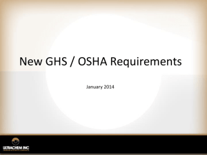 GHS Customer info presentation